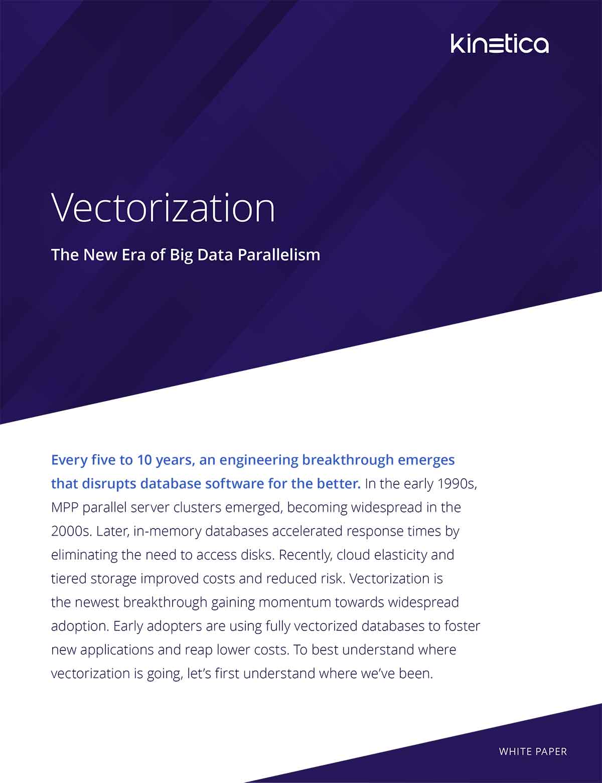 Vectorization White Paper